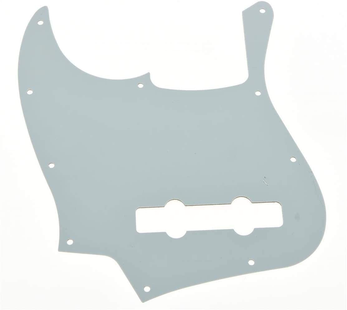 Dopro 5 String Jazz Bass Pick Guard J Bass Scratch Plate for USA/Mexican Fender 5 String Jazz Bass Tiger Stripe